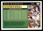 1997 Topps #262  Ken Caminiti  Back Thumbnail