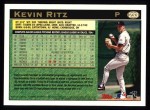 1997 Topps #233  Kevin Ritz  Back Thumbnail