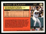 1997 Topps #54  Troy O'Leary  Back Thumbnail