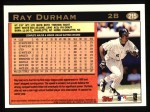 1997 Topps #215  Ray Durham  Back Thumbnail