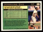 1997 Topps #239  Jermaine Dye  Back Thumbnail