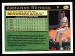 1997 Topps #217  Armando Reynoso  Back Thumbnail