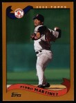 Tino Martinez 1996 Topps #168 Seattle Mariners Baseball Card