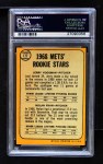 1968 Topps #177 - Nolan Ryan / Jerry Koosman Mets Rookies Back Thumbnail