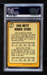 1968 Topps #177 - Nolan Ryan / Jerry Koosman Mets Rookies Back Thumbnail