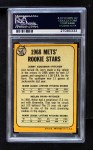 1968 Topps #177 - Nolan Ryan / Jerry Koosman Mets Rookies Back Thumbnail