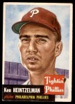1953 Topps #136  Ken Heintzelman  Front Thumbnail