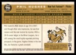 2009 Topps Heritage #96  Phil Hughes  Back Thumbnail