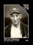 1991 Conlon #106   -  Myles Thomas 1927 Yankees Front Thumbnail