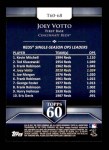 2011 Topps 60 #68 T-60 Joey Votto  Back Thumbnail
