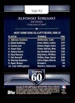 2011 Topps 60 #92 T-60 Alfonso Soriano  Back Thumbnail
