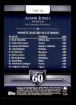 2011 Topps 60 #36 T-60 Adam Jones  Back Thumbnail