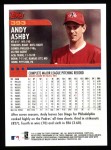 2000 Topps #393  Andy Ashby  Back Thumbnail