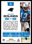 2016 Score #49  Kelvin Benjamin  Back Thumbnail