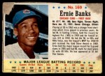 1963 Post Cereal #169  Ernie Banks  Front Thumbnail