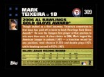 2007 Topps #309   -  Mark Teixeira Golden Glove Back Thumbnail