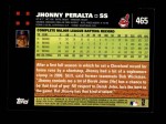 2007 Topps #465  Jhonny Peralta  Back Thumbnail