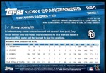 2017 Topps #264  Cory Spangenberg  Back Thumbnail