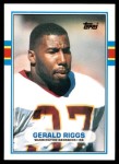 1989 Topps Traded #27 T Gerald Riggs  Front Thumbnail
