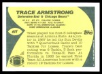 1989 Topps Traded #61 T Trace Armstrong  Back Thumbnail