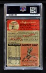 1953 Topps #82 Mickey Mantle Back Thumbnail