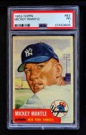 1953 Topps #82 Mickey Mantle Front Thumbnail