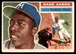 1956 Topps #31 Hank Aaron Front Thumbnail