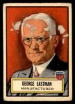 1952 Topps Look 'N See #25  George Eastman  Front Thumbnail