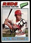 1977 Topps #347 George Foster Front Thumbnail