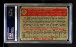 1952 Topps #312 Jackie Robinson Back Thumbnail