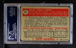 1952 Topps #311 Mickey Mantle Back Thumbnail