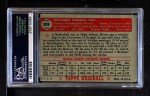 1952 Topps #209 Howard Fox Back Thumbnail
