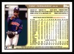 1999 Topps #196  Tony Fernandez  Back Thumbnail