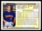 1999 Topps #305  Alex Gonzalez  Back Thumbnail