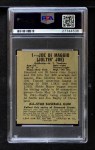 1948 Leaf #1 Joe DiMaggio Back Thumbnail