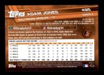 2017 Topps #495 A Adam Jones  Back Thumbnail