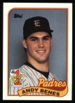1989 Topps #437  Andy Benes  Front Thumbnail