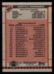 1990 Topps #526   Seahawks Highlights Back Thumbnail