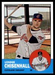 2012 Topps Heritage #170  Lonnie Chisenhall  Front Thumbnail