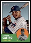 2012 Topps Heritage #193  Starlin Castro  Front Thumbnail