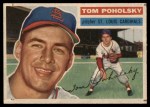 1956 Topps #196 Tom Poholsky Front Thumbnail