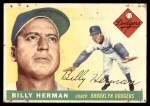 1955 Topps #19 Billy Herman Front Thumbnail