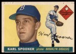 1955 Topps #90 Karl Spooner Front Thumbnail