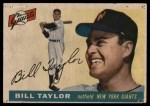 1955 Topps #53 Bill Taylor Front Thumbnail