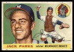 1955 Topps #23 Jack Parks Front Thumbnail