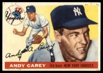 1955 Topps #20 Andy Carey Front Thumbnail
