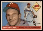 1955 Topps #46 Ted Kazanski Front Thumbnail