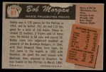 1955 Bowman #81 Bob Morgan Back Thumbnail