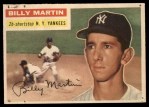 1956 Topps #181 Billy Martin Front Thumbnail