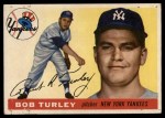 1955 Topps #38 Bob Turley Front Thumbnail